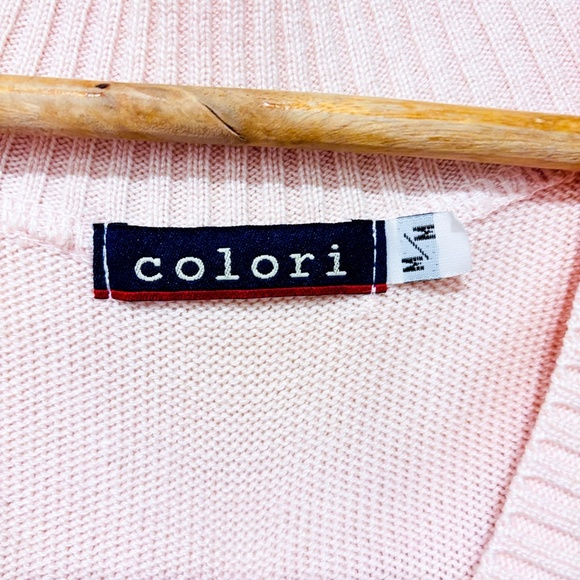 COLORI Pink and blue tank top - Picture 5 of 7